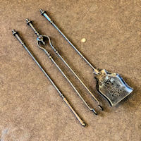 3 Piece Set of Wrought Iron Fire Irons F730