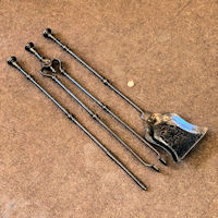 3 Piece Set of Wrought Iron Fire Irons F731