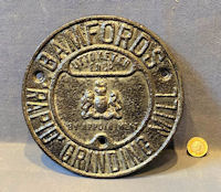 Bamford Cast Iron Nameplaque NP431