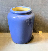 Blue Glazed Stoneware Jar SJ314