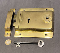 Brass Rim Lock RL882