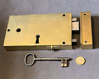 Brass Rim Lock RL887