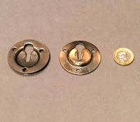 Bronzed Steel Keyholes, 3 available KC432