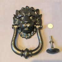Large Cast Iron Lion Door Knocker