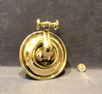 Large Exterior Brass Bell Pull