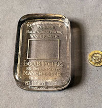 Manchester Advertising Paperweight A191
