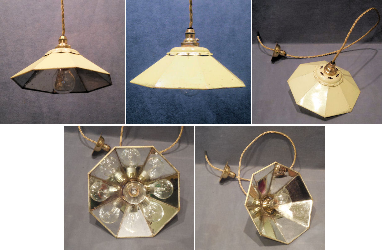mirrored light fitting