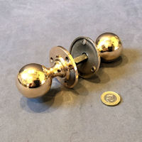 Pair of Brass Door Handles, 2 pairs available DH881