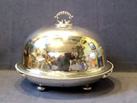 Silver Plated Hot Plate with Cover