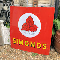 Simonds Brewery Enamel Sign