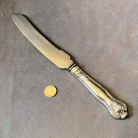 Steel Bread Knife with Nickel Handle BK58
