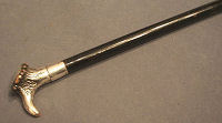 Ebonised Dress Cane    WS25