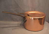 10" Copper Saucepan with Lid    SP41