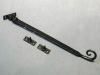 Run of Wrought Iron Casement Window Stays, 17 Matching Available   W213