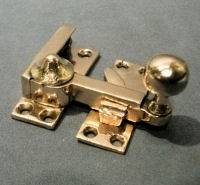 Run of Brass Sash Window Catches, 10 Matching Available   W223