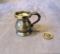 1/4 Gill Brass and Pewter Spirit Measure M238