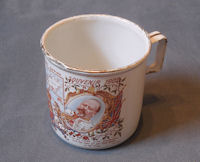 1902 Coronation Enamelled Mug CC123