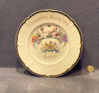 1902 Coronation Plate, 2 available CC270