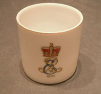 1902 Edward VII Lithophane Coffee Mug CC114