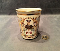 1911 Coronation Enamelled Beaker CC166