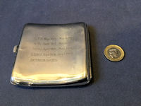 1924 Nickel Cigarette Case M114