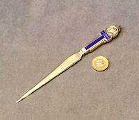 1935 Silver Jubliee Letter Opener