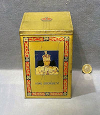 1937 Coronation Tea Caddy T118