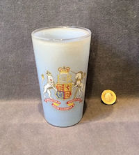 1953 Coronation Glass Beaker CC182
