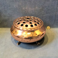 2 Piece Copper Presentation Flower Holder P33