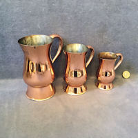 3 Matching Scottish Copper Ale Measures M261