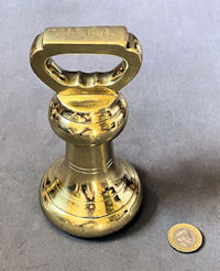 4lb Brass Shop Counter Weight W394