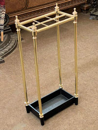 6 Section Brass Umbrella Stand US114