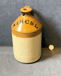 A & N C S L Stoneware Flagon SJ300