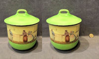 Pair of Mc Vitie and Price Biscuit Barrels