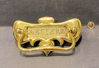 Art Nouveau Brass Letter Flap / Door Knocker LF347