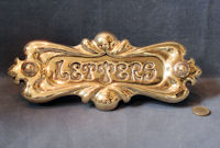 Art Nouveau Brass Letter Flap LF282