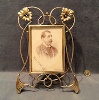 Art Nouveau Brass Photograph Frame