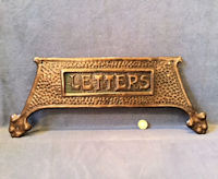 Arts & Crafts Copper Letter Flap LF308