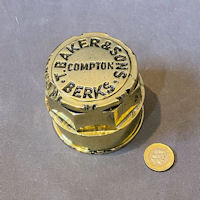Baker & Sons Compton Brass Waggon Hub Cap HC23