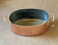 Benham & Froud Oval Copper Cookpot CP132