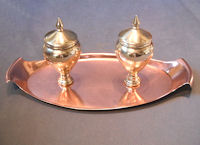 Benson Copper and Brass Inkstand