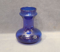 Blue Glass Hyacinth Bulb Vase BV12