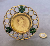 Brass & Enamelled Photo Frame PF162