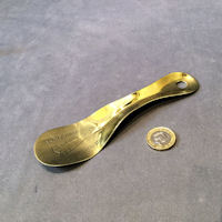 Brass Advertising Shoe Horn SH23