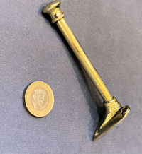 Brass Coat or Hat Peg CH156