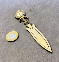 Brass Compass Bookmark BM3