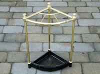 Brass Corner Umbrella Stand