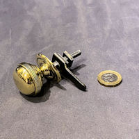 Brass Cupboard Knob with Catch, 5 available CK537