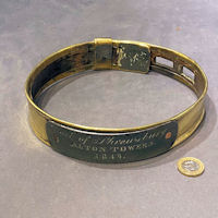 Brass Dog Collar 1845