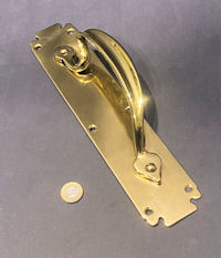 Brass Door Pull Handle, 2 available the same hand DP604